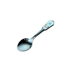 Avon Germany Metal Souvenir Spoon, Multicolor Milk Maid Image Mini Collector